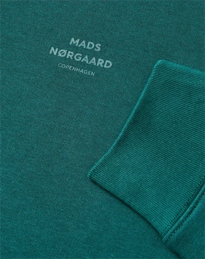 Mads Nørgaard - Standard Crew Logo Sweatshirt - Deep Sea